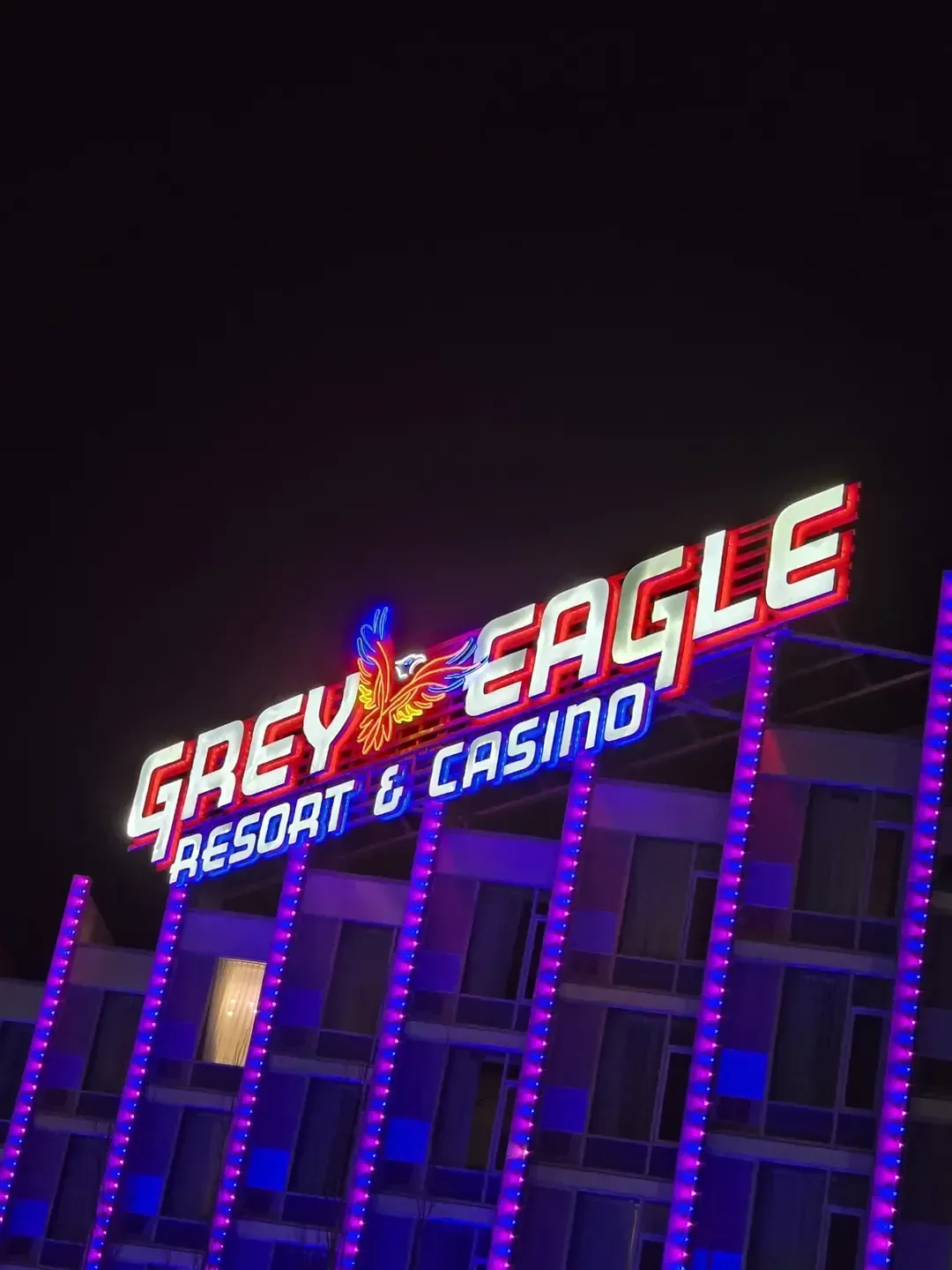 Resort grounds at Grey Eagle Resort and Casino, Calgary
